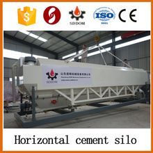 Silo de cimento horizontal de 20-30 toneladas de alto desempenho, silo de cimento móvel